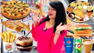 Living in a Mall for 24 Hours Challenge  Gwalior Food Challenge [upl. by Elamor]