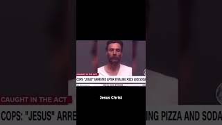 Cops Jesus arrested for stealing a pizza and soda shorts stories memes [upl. by Htrag]