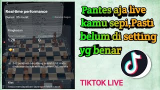 cara setting live tiktok biar rame penonton [upl. by Kannav915]