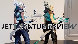 OFFICIAL RIOT GAMES VALORANT JETT STATUE REVIEWUNBOXING [upl. by Jola553]