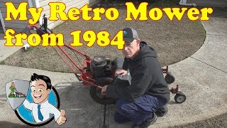 My Retro Mower from 1984 Garden Way Tuff Cut [upl. by Akehsar]