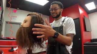 Day 1 Of Barber School  My Barber Journey  Miami Barber Institute  FBB Malik￼ [upl. by Dranoel]