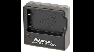 Зарядка Nikon Coolpix Nikon MH61 Battery Charger [upl. by Fraase386]