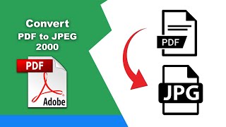 How to export a PDF file to JPEG 2000 images Export PDF using Adobe Acrobat Pro DC [upl. by Ornie]