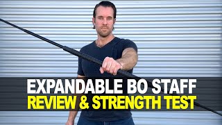 Expandable Bo Staff Review amp Strength Test [upl. by Rizika]