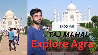 Explore Taj Mahal  Agra public  gadi khali nahi hui  viralvideo [upl. by Darb741]