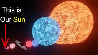 Universe Size Comparison 2  Planets Size Comparison  Star Size Comparison [upl. by Ahsiad]