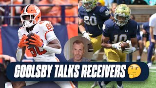 Mike Goolsby breaks down Notre Dame wide receiver room  Beaux Collins Kris Mitchell Dylan Faison [upl. by Aikaj]