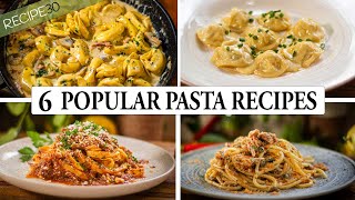 6 Must Try Popular Pasta Recipes  A Gastronomic Journey [upl. by Nila]