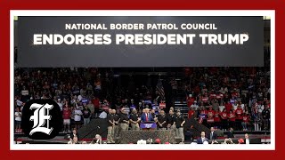 Border Patrol Union endorses Donald Trump at Arizona Rally [upl. by Ynnad267]