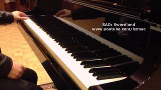 Sword Art Online OST Swordland  Piano only [upl. by Elbertine808]