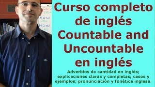 Aprender ingles 5 Countable and Uncountable en ingles [upl. by Anitsahs]