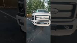 Heres a Cool White Ford F250 at My Dads Job at Axis Motor Cars Everyone [upl. by Oemac]