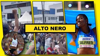 Live Reactions And Celebrations In SAINT LUCIA As Julien Alfred Wins 100m Gold Medal Olympics 2024 [upl. by Atalante]