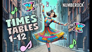 Times Tables Songs 112  Except in Random Order [upl. by Aivat]