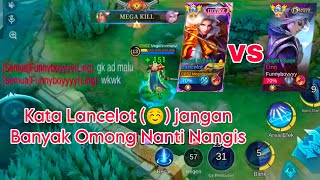 GG Lancelot Gameplay Santay Tapi Mematikan VS Ling Global Super Aggressive  Mobile Legends [upl. by Veronika]