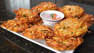 Best Crispy Okoy Recipe  Shrimp Fritters Ukoy [upl. by Ilatfen]