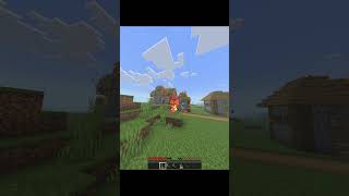 Committing arson in MINECRAFT minecraftmemes minecraftbedrock [upl. by Nordna473]