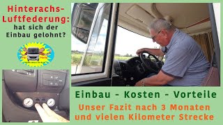 Was taugt eine Luftfederung im Wohnmobil  unsere persönliche Meinung  Nr 257 [upl. by Verge]