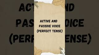 Conversion to passive voice part2🔥🔥shorts [upl. by Haret]