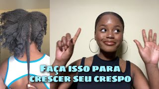 Descubra Como Crescer o Seu Cabelo Crespo 4c em 6 Passos Simples  Dicas Extras [upl. by Kerrie]