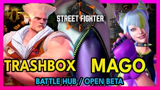 Street Fighter 6 🥊 Trashbox GUILE VS Mago JURI 🥊 スト6 🥊 SF6 [upl. by Eneluqcaj]