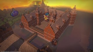 ドラクエ ビルダーズ フリービルドでお城建築してみた【DQB】 [upl. by Harrow]