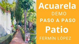 Acuarela Paso a Paso Fermín López [upl. by Dailey]