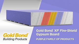 Gold Bond XP FireShield Gypsum Board [upl. by Tnahsin]