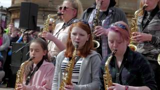 Baker Street Saxophone Event  Paisley 2021 [upl. by Neeloc564]