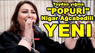 NİGAR AGCABEDİLİ yeni 2024 super yıgma popuri trend toy mahnıları oxuyan nigar agcabedili  nefes [upl. by Ayiotal479]