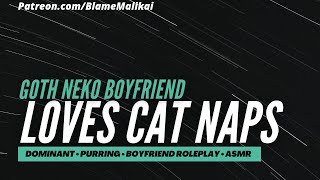 Flirty Neko Loves Cuddles Boyfriend Roleplay Cat Purring Dominant Sleep Aid M4A BFE ASMR [upl. by Atnwahs]