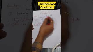 Statement and Conclusion TOPIC SSC Reasoning shorts reasoning shortsfeed education ssc ssccgl [upl. by Ines]