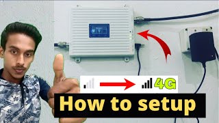 how to set up mobile signal booster  signal problem in home  4g signal booster for home india [upl. by Miriam]