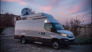 6 HD Cameras DSNG OB Van with driveaway antenna [upl. by Hussey]