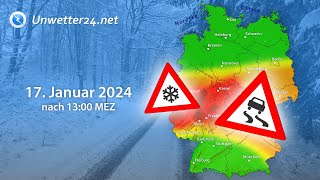 Tief quotGertrudquot bringt heftige Schneefälle und Glatteis bis ins Tiefland [upl. by Osrick460]