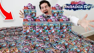 Opening 100x Pokémon Paradox Rift Booster Packs [upl. by Ailecnarf]