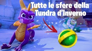 Tutte le sfere della Tundra dInverno  Spyro Riptos Rage [upl. by Atterrol]