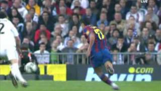 REAL MADRID vs FC BARCELONA 02 PEDRO 100410 [upl. by Flanigan682]