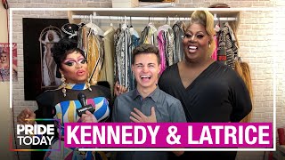 Kennedy Davenport amp Latrice Royale Throw Hilarious Shade at Derrick Barry [upl. by Llertak]