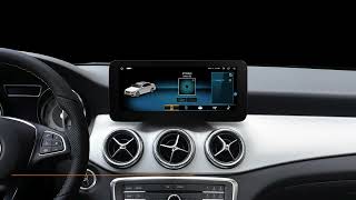 QAM1245 1025quot Mercedes Octacore Android Car Stereo with 8GB RAM 128GB ROM HD IPS Screen 2K Video [upl. by Paddy]