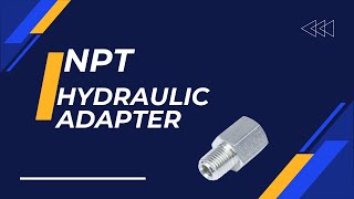 Male to female NPT hydraulic adapter [upl. by Sandi]