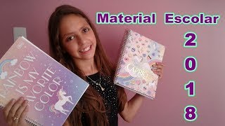 Material escolar 2018  Amanda [upl. by Redla392]