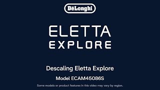 How to Descale your De’Longhi Eletta Explore Espresso Machine [upl. by Calvert391]