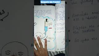 Nasogastric tube procedure nasogastric tube childhealthnursing procedure gnm nursesnotes [upl. by Enoed82]