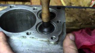 How to Reseat  Lap Valves Basic Valve Job [upl. by Oralia]