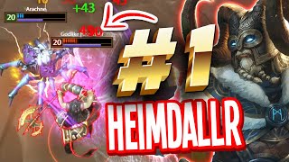 I Watched the NUMBER 1 Heimdallr in Smite Its Not What I Expected [upl. by Keary907]