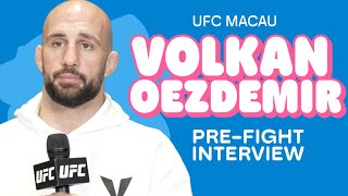 Volkan Oezdemir full UFC Macau prefight media day interview [upl. by Eniamrej]