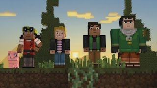 JESSE FIGHTS IVOR   Minecraft Xbox Story Mode EP1 P4 [upl. by Leduar]