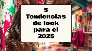 5 Tendencias de look para el 2025  Colores y Cortes de Cabello [upl. by Dilan]